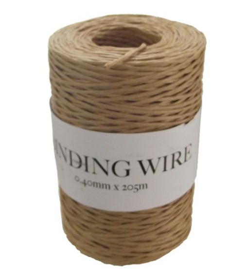 Natural Bind Wire 0.4mm x 205 Metres