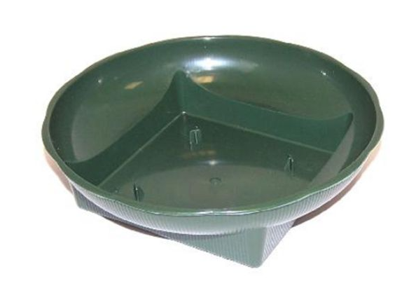 Square & Round Bowl Green